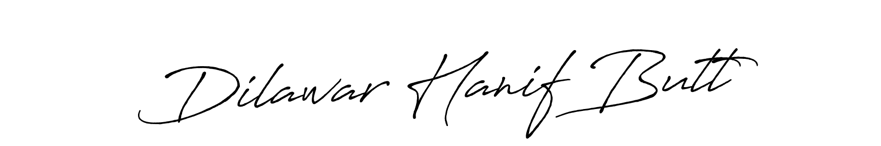 Dilawar Hanif Butt stylish signature style. Best Handwritten Sign (Antro_Vectra_Bolder) for my name. Handwritten Signature Collection Ideas for my name Dilawar Hanif Butt. Dilawar Hanif Butt signature style 7 images and pictures png