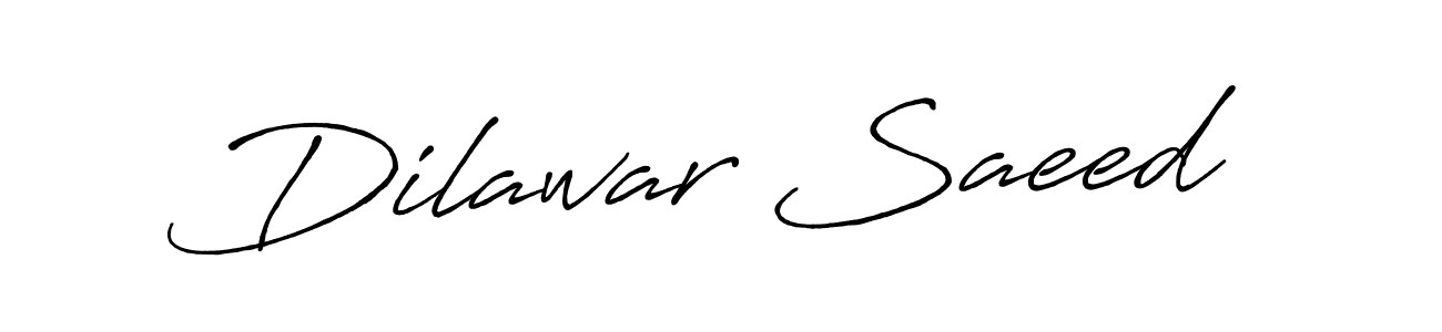 Make a beautiful signature design for name Dilawar Saeed. With this signature (Antro_Vectra_Bolder) style, you can create a handwritten signature for free. Dilawar Saeed signature style 7 images and pictures png