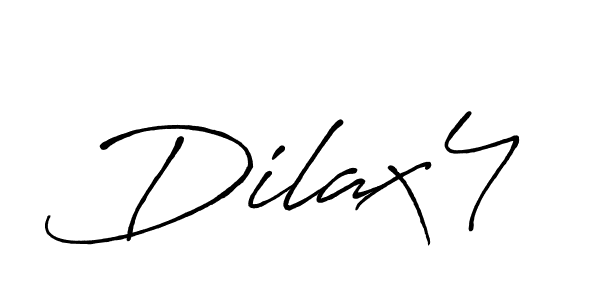 Design your own signature with our free online signature maker. With this signature software, you can create a handwritten (Antro_Vectra_Bolder) signature for name Dilax4. Dilax4 signature style 7 images and pictures png