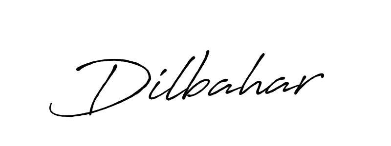 It looks lik you need a new signature style for name Dilbahar. Design unique handwritten (Antro_Vectra_Bolder) signature with our free signature maker in just a few clicks. Dilbahar signature style 7 images and pictures png