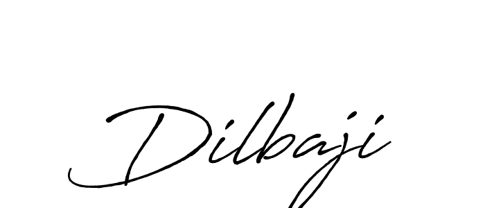 Make a beautiful signature design for name Dilbaji. With this signature (Antro_Vectra_Bolder) style, you can create a handwritten signature for free. Dilbaji signature style 7 images and pictures png