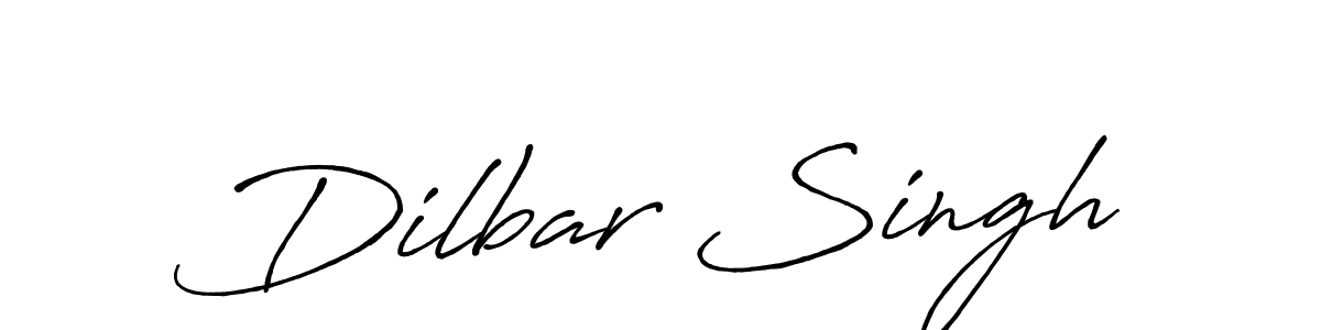 Also we have Dilbar Singh name is the best signature style. Create professional handwritten signature collection using Antro_Vectra_Bolder autograph style. Dilbar Singh signature style 7 images and pictures png
