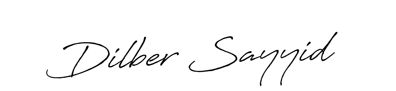 Dilber Sayyid stylish signature style. Best Handwritten Sign (Antro_Vectra_Bolder) for my name. Handwritten Signature Collection Ideas for my name Dilber Sayyid. Dilber Sayyid signature style 7 images and pictures png