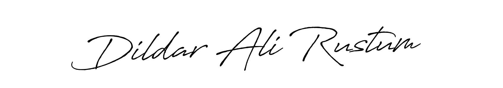 Design your own signature with our free online signature maker. With this signature software, you can create a handwritten (Antro_Vectra_Bolder) signature for name Dildar Ali Rustum. Dildar Ali Rustum signature style 7 images and pictures png