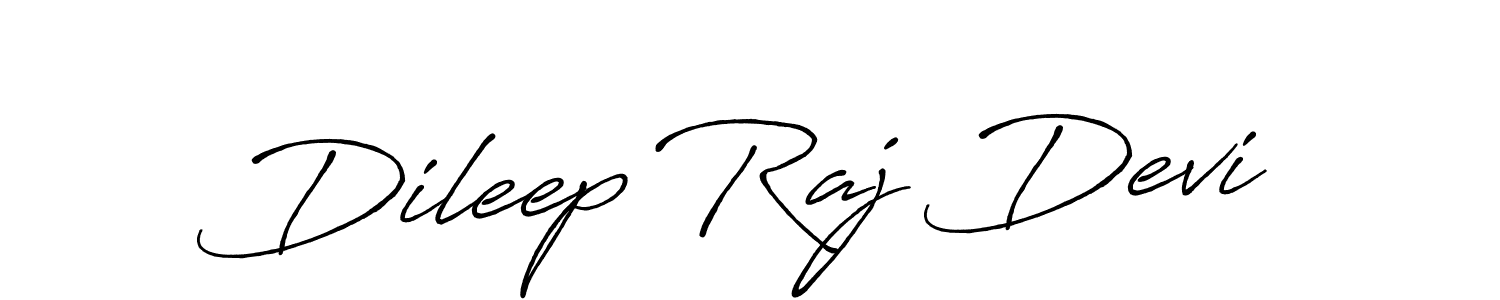 Create a beautiful signature design for name Dileep Raj Devi. With this signature (Antro_Vectra_Bolder) fonts, you can make a handwritten signature for free. Dileep Raj Devi signature style 7 images and pictures png