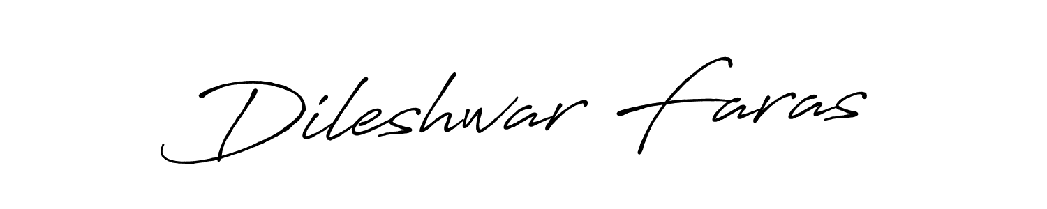 How to make Dileshwar Faras signature? Antro_Vectra_Bolder is a professional autograph style. Create handwritten signature for Dileshwar Faras name. Dileshwar Faras signature style 7 images and pictures png
