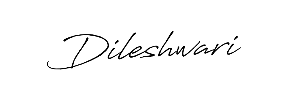 Also we have Dileshwari name is the best signature style. Create professional handwritten signature collection using Antro_Vectra_Bolder autograph style. Dileshwari signature style 7 images and pictures png