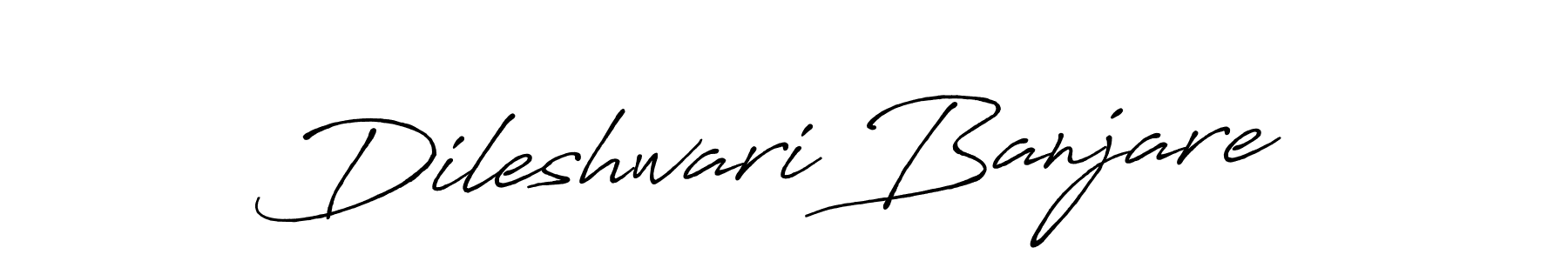 Create a beautiful signature design for name Dileshwari Banjare. With this signature (Antro_Vectra_Bolder) fonts, you can make a handwritten signature for free. Dileshwari Banjare signature style 7 images and pictures png