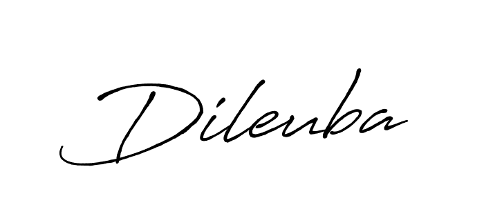 Also we have Dileuba name is the best signature style. Create professional handwritten signature collection using Antro_Vectra_Bolder autograph style. Dileuba signature style 7 images and pictures png