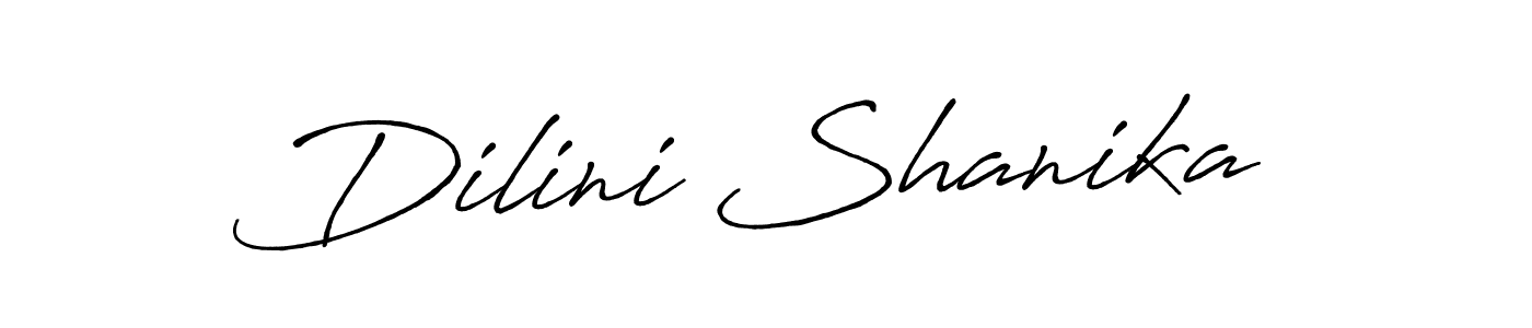 Antro_Vectra_Bolder is a professional signature style that is perfect for those who want to add a touch of class to their signature. It is also a great choice for those who want to make their signature more unique. Get Dilini Shanika name to fancy signature for free. Dilini Shanika signature style 7 images and pictures png