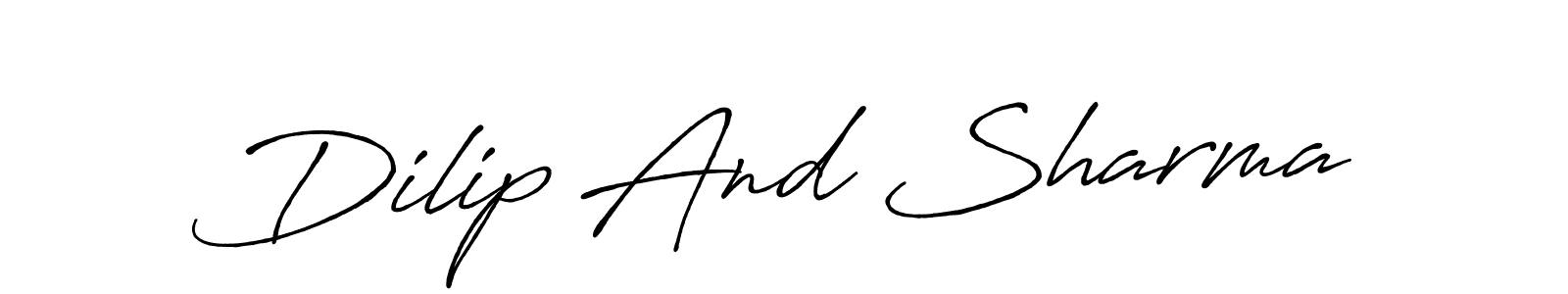 You can use this online signature creator to create a handwritten signature for the name Dilip And Sharma. This is the best online autograph maker. Dilip And Sharma signature style 7 images and pictures png