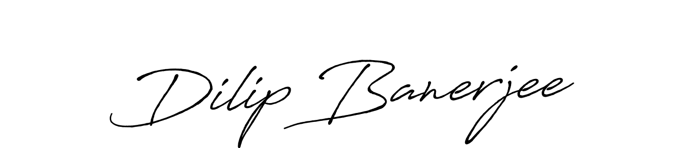 Use a signature maker to create a handwritten signature online. With this signature software, you can design (Antro_Vectra_Bolder) your own signature for name Dilip Banerjee. Dilip Banerjee signature style 7 images and pictures png