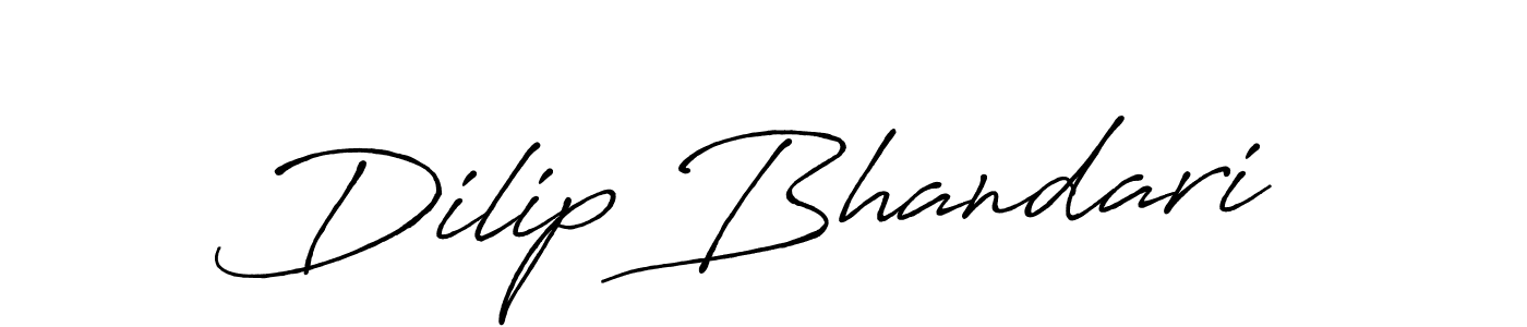 You should practise on your own different ways (Antro_Vectra_Bolder) to write your name (Dilip Bhandari) in signature. don't let someone else do it for you. Dilip Bhandari signature style 7 images and pictures png