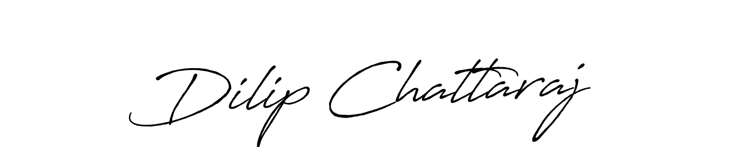 Create a beautiful signature design for name Dilip Chattaraj. With this signature (Antro_Vectra_Bolder) fonts, you can make a handwritten signature for free. Dilip Chattaraj signature style 7 images and pictures png