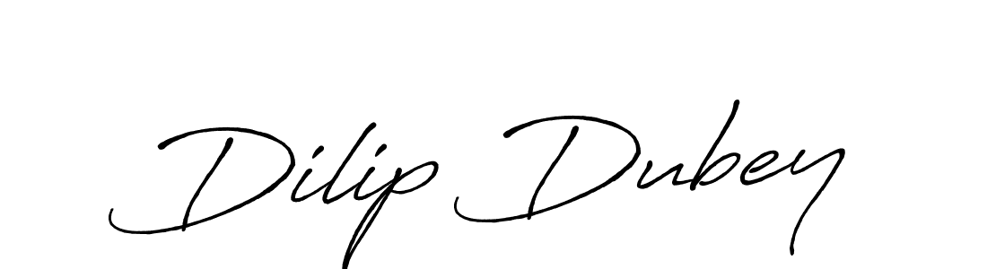 Antro_Vectra_Bolder is a professional signature style that is perfect for those who want to add a touch of class to their signature. It is also a great choice for those who want to make their signature more unique. Get Dilip Dubey name to fancy signature for free. Dilip Dubey signature style 7 images and pictures png