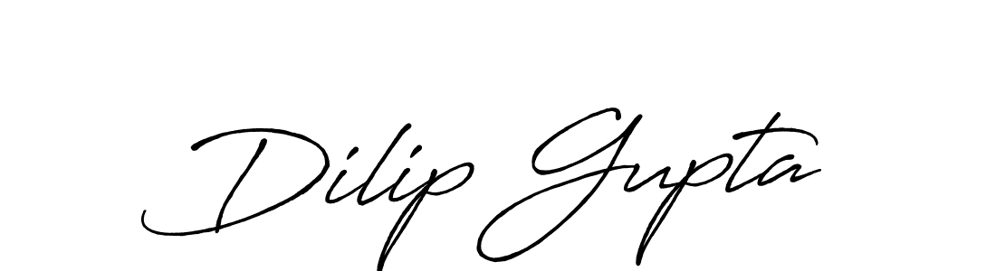 Design your own signature with our free online signature maker. With this signature software, you can create a handwritten (Antro_Vectra_Bolder) signature for name Dilip Gupta. Dilip Gupta signature style 7 images and pictures png