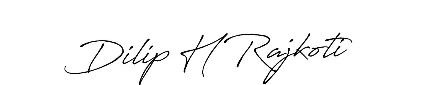 You should practise on your own different ways (Antro_Vectra_Bolder) to write your name (Dilip H Rajkoti) in signature. don't let someone else do it for you. Dilip H Rajkoti signature style 7 images and pictures png