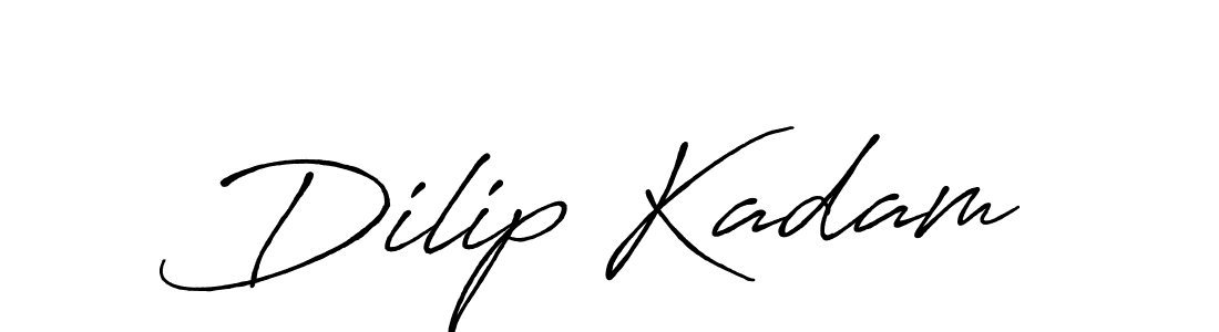 Dilip Kadam stylish signature style. Best Handwritten Sign (Antro_Vectra_Bolder) for my name. Handwritten Signature Collection Ideas for my name Dilip Kadam. Dilip Kadam signature style 7 images and pictures png