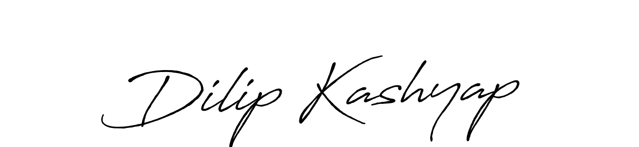 Dilip Kashyap stylish signature style. Best Handwritten Sign (Antro_Vectra_Bolder) for my name. Handwritten Signature Collection Ideas for my name Dilip Kashyap. Dilip Kashyap signature style 7 images and pictures png