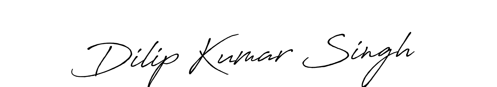 Also we have Dilip Kumar Singh name is the best signature style. Create professional handwritten signature collection using Antro_Vectra_Bolder autograph style. Dilip Kumar Singh signature style 7 images and pictures png