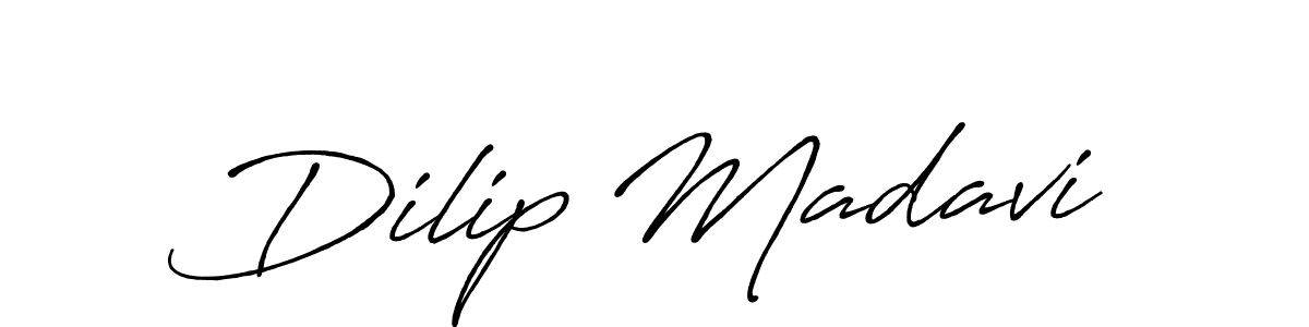 Also You can easily find your signature by using the search form. We will create Dilip Madavi name handwritten signature images for you free of cost using Antro_Vectra_Bolder sign style. Dilip Madavi signature style 7 images and pictures png