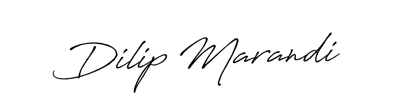 Also we have Dilip Marandi name is the best signature style. Create professional handwritten signature collection using Antro_Vectra_Bolder autograph style. Dilip Marandi signature style 7 images and pictures png