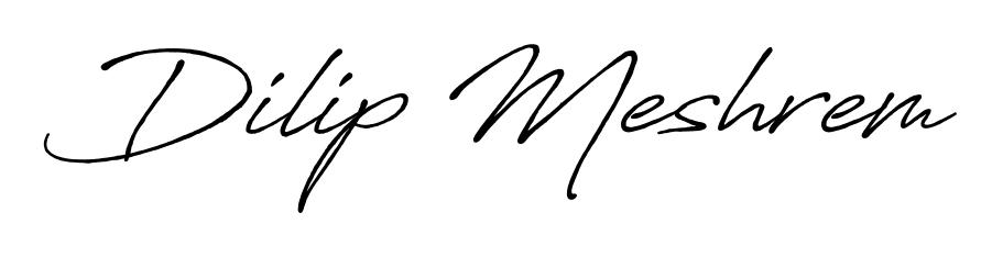 Check out images of Autograph of Dilip Meshrem name. Actor Dilip Meshrem Signature Style. Antro_Vectra_Bolder is a professional sign style online. Dilip Meshrem signature style 7 images and pictures png
