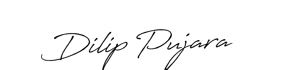 Design your own signature with our free online signature maker. With this signature software, you can create a handwritten (Antro_Vectra_Bolder) signature for name Dilip Pujara. Dilip Pujara signature style 7 images and pictures png