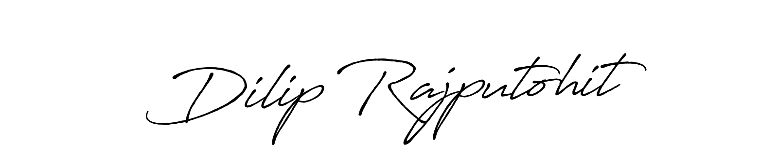 How to make Dilip Rajputohit signature? Antro_Vectra_Bolder is a professional autograph style. Create handwritten signature for Dilip Rajputohit name. Dilip Rajputohit signature style 7 images and pictures png