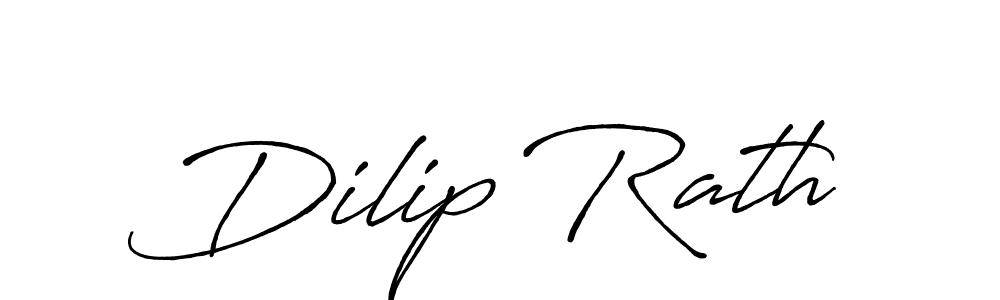 Use a signature maker to create a handwritten signature online. With this signature software, you can design (Antro_Vectra_Bolder) your own signature for name Dilip Rath. Dilip Rath signature style 7 images and pictures png