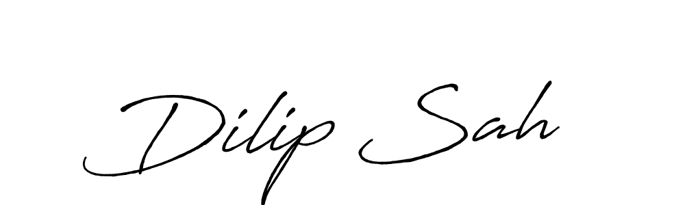Antro_Vectra_Bolder is a professional signature style that is perfect for those who want to add a touch of class to their signature. It is also a great choice for those who want to make their signature more unique. Get Dilip Sah  name to fancy signature for free. Dilip Sah  signature style 7 images and pictures png
