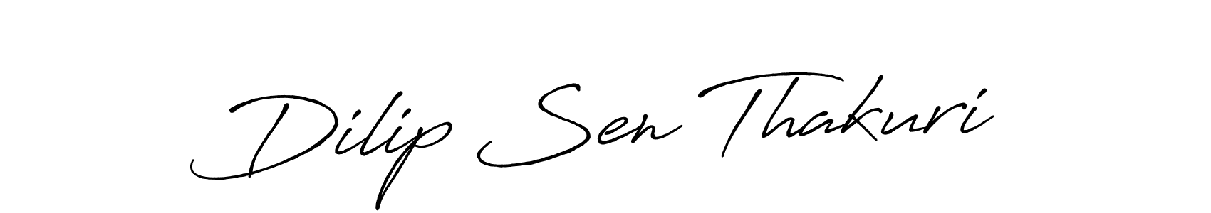Dilip Sen Thakuri stylish signature style. Best Handwritten Sign (Antro_Vectra_Bolder) for my name. Handwritten Signature Collection Ideas for my name Dilip Sen Thakuri. Dilip Sen Thakuri signature style 7 images and pictures png