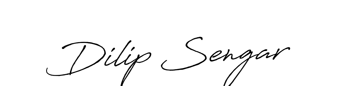 How to Draw Dilip Sengar signature style? Antro_Vectra_Bolder is a latest design signature styles for name Dilip Sengar. Dilip Sengar signature style 7 images and pictures png