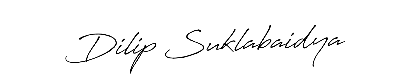 How to make Dilip Suklabaidya name signature. Use Antro_Vectra_Bolder style for creating short signs online. This is the latest handwritten sign. Dilip Suklabaidya signature style 7 images and pictures png