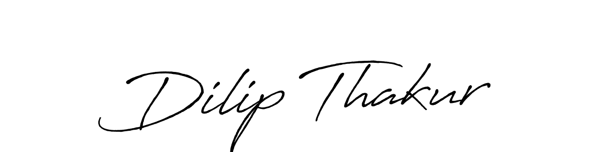 Dilip Thakur stylish signature style. Best Handwritten Sign (Antro_Vectra_Bolder) for my name. Handwritten Signature Collection Ideas for my name Dilip Thakur. Dilip Thakur signature style 7 images and pictures png