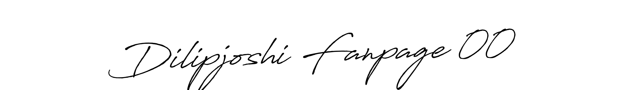 How to make Dilipjoshi Fanpage 00 signature? Antro_Vectra_Bolder is a professional autograph style. Create handwritten signature for Dilipjoshi Fanpage 00 name. Dilipjoshi Fanpage 00 signature style 7 images and pictures png
