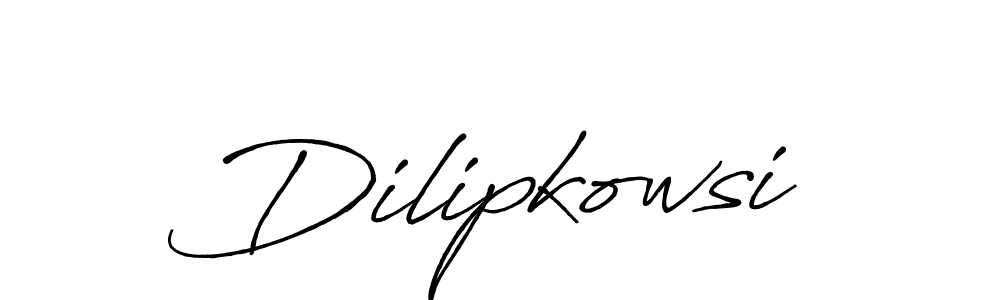 Dilipkowsi stylish signature style. Best Handwritten Sign (Antro_Vectra_Bolder) for my name. Handwritten Signature Collection Ideas for my name Dilipkowsi. Dilipkowsi signature style 7 images and pictures png