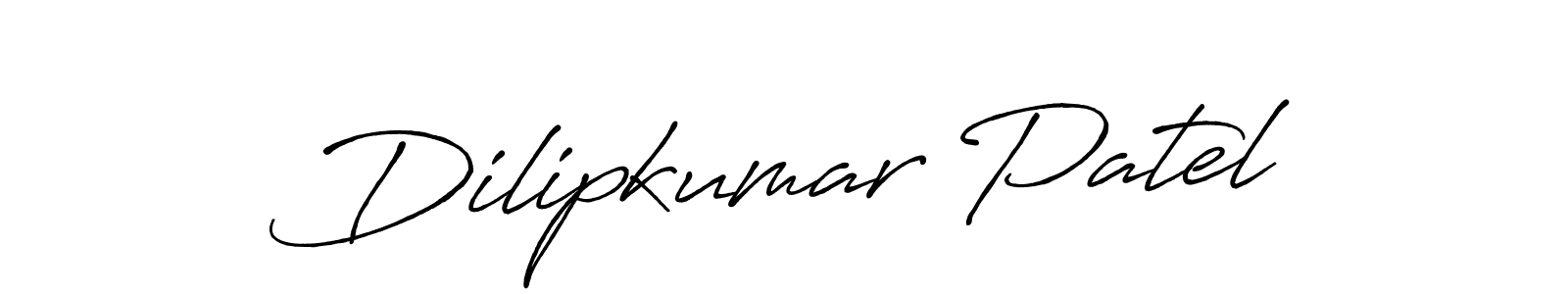 Antro_Vectra_Bolder is a professional signature style that is perfect for those who want to add a touch of class to their signature. It is also a great choice for those who want to make their signature more unique. Get Dilipkumar Patel name to fancy signature for free. Dilipkumar Patel signature style 7 images and pictures png