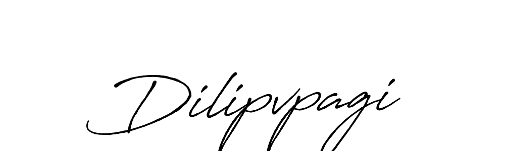 How to make Dilipvpagi signature? Antro_Vectra_Bolder is a professional autograph style. Create handwritten signature for Dilipvpagi name. Dilipvpagi signature style 7 images and pictures png