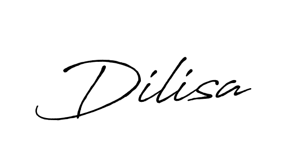 How to make Dilisa name signature. Use Antro_Vectra_Bolder style for creating short signs online. This is the latest handwritten sign. Dilisa signature style 7 images and pictures png