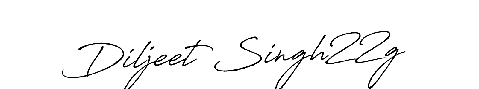 How to make Diljeet Singh22g signature? Antro_Vectra_Bolder is a professional autograph style. Create handwritten signature for Diljeet Singh22g name. Diljeet Singh22g signature style 7 images and pictures png