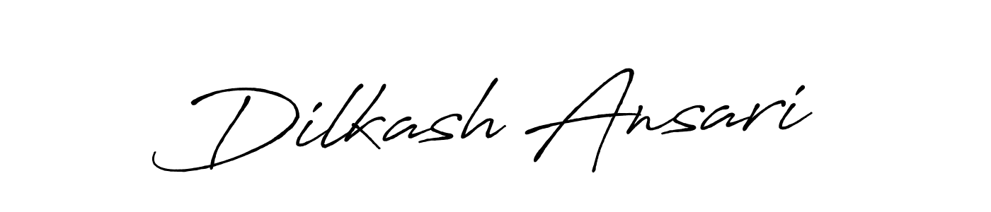 Dilkash Ansari stylish signature style. Best Handwritten Sign (Antro_Vectra_Bolder) for my name. Handwritten Signature Collection Ideas for my name Dilkash Ansari. Dilkash Ansari signature style 7 images and pictures png