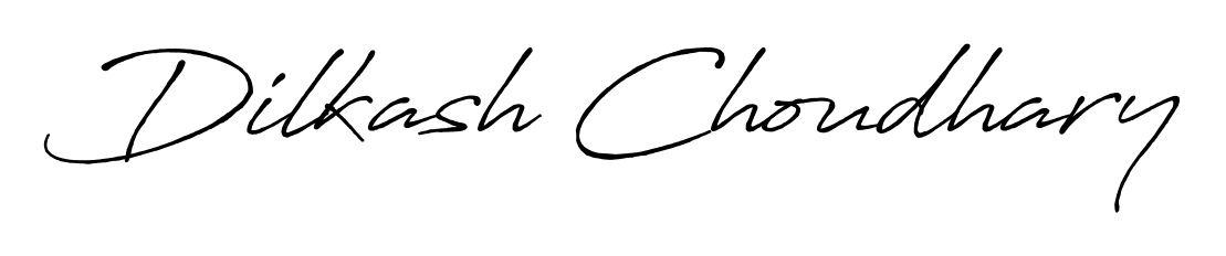 Express your personality with a custom Dilkash Choudhary signature crafted with Antro_Vectra_Bolder typography. Free transparent PNG download available. Dilkash Choudhary signature style 7 images and pictures png
