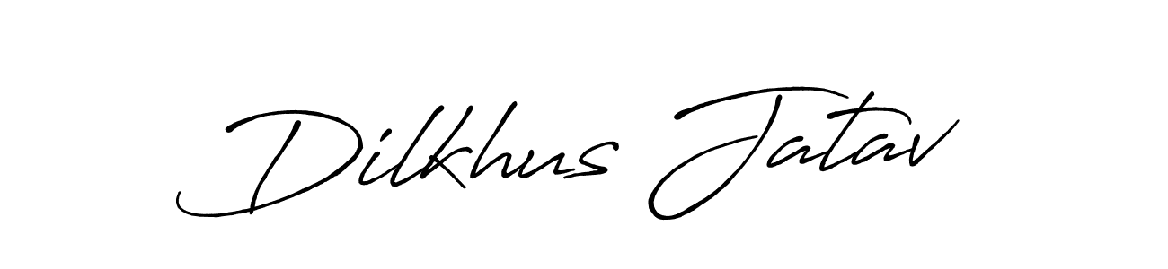 Also we have Dilkhus Jatav name is the best signature style. Create professional handwritten signature collection using Antro_Vectra_Bolder autograph style. Dilkhus Jatav signature style 7 images and pictures png