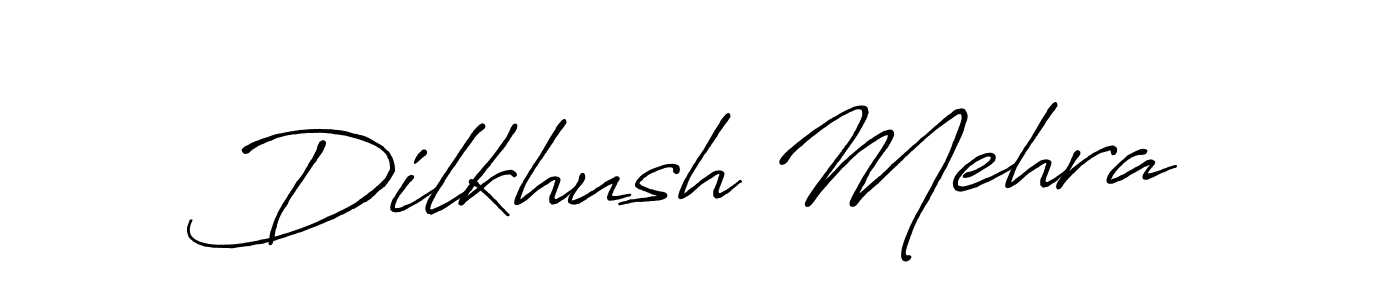 The best way (Antro_Vectra_Bolder) to make a short signature is to pick only two or three words in your name. The name Dilkhush Mehra include a total of six letters. For converting this name. Dilkhush Mehra signature style 7 images and pictures png