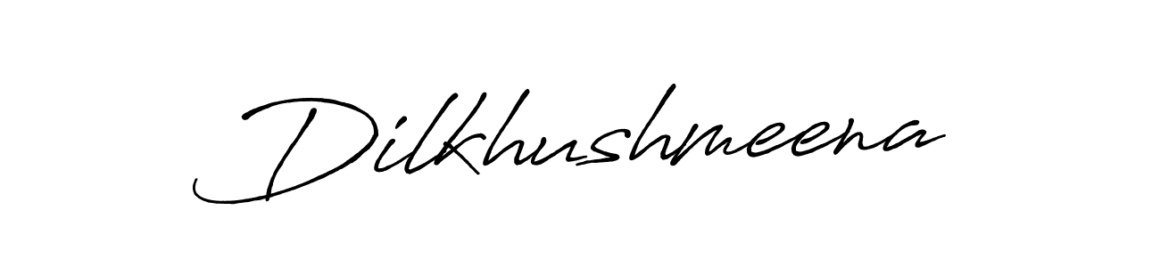 Also we have Dilkhushmeena name is the best signature style. Create professional handwritten signature collection using Antro_Vectra_Bolder autograph style. Dilkhushmeena signature style 7 images and pictures png