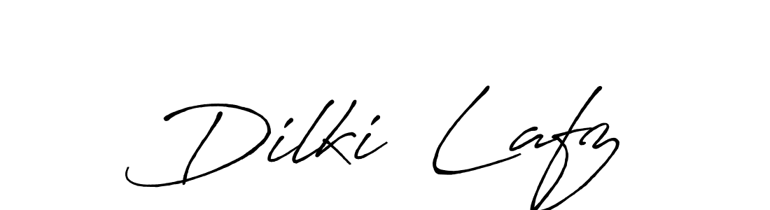 Use a signature maker to create a handwritten signature online. With this signature software, you can design (Antro_Vectra_Bolder) your own signature for name Dilki  Lafz. Dilki  Lafz signature style 7 images and pictures png