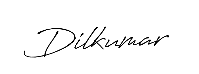 How to make Dilkumar signature? Antro_Vectra_Bolder is a professional autograph style. Create handwritten signature for Dilkumar name. Dilkumar signature style 7 images and pictures png
