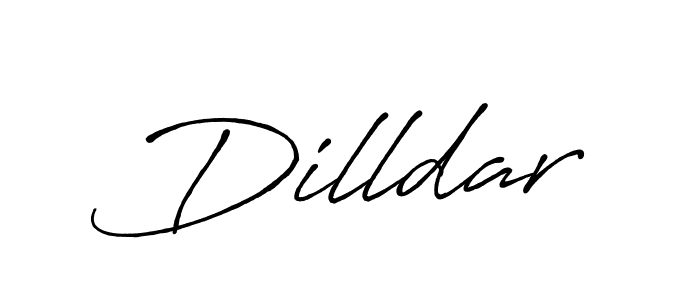 Dilldar stylish signature style. Best Handwritten Sign (Antro_Vectra_Bolder) for my name. Handwritten Signature Collection Ideas for my name Dilldar. Dilldar signature style 7 images and pictures png