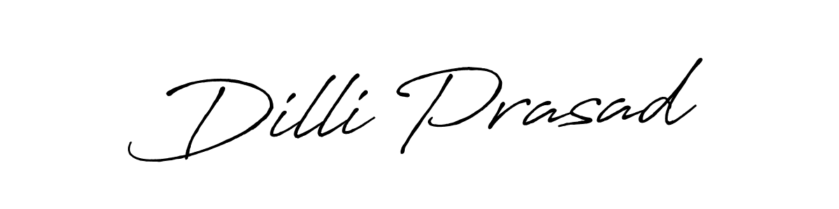 if you are searching for the best signature style for your name Dilli Prasad. so please give up your signature search. here we have designed multiple signature styles  using Antro_Vectra_Bolder. Dilli Prasad signature style 7 images and pictures png